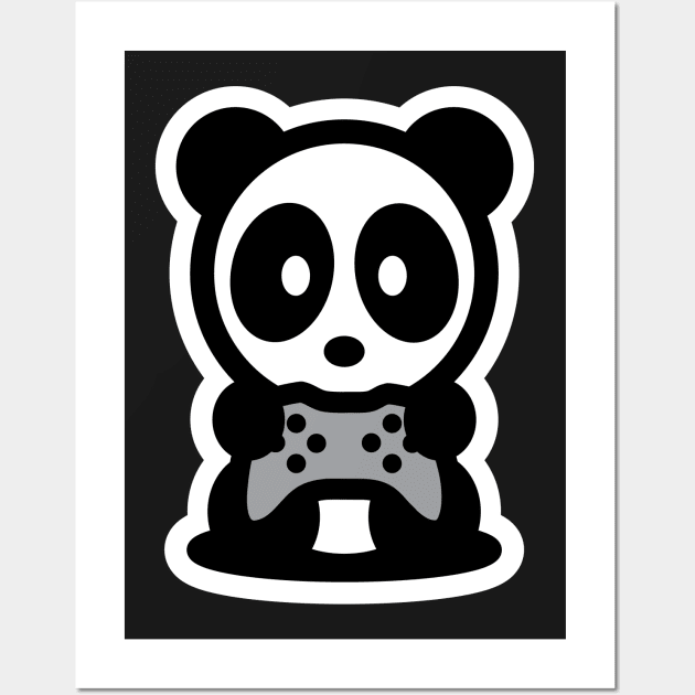 Gamer Panda Wall Art by Bambu